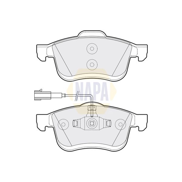 NAPA NBP1431 Brake Pads Set
