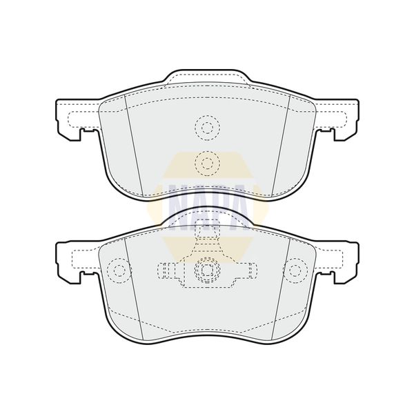 NAPA NBP1439 Brake Pads Set
