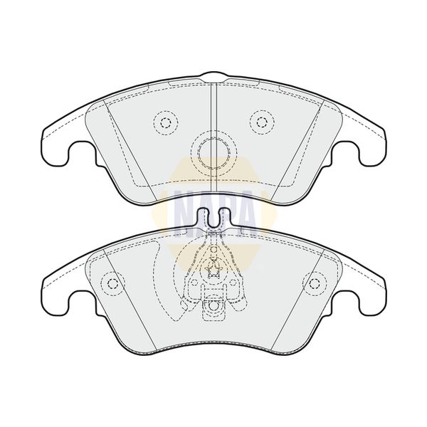 NAPA NBP1449 Brake Pads Set
