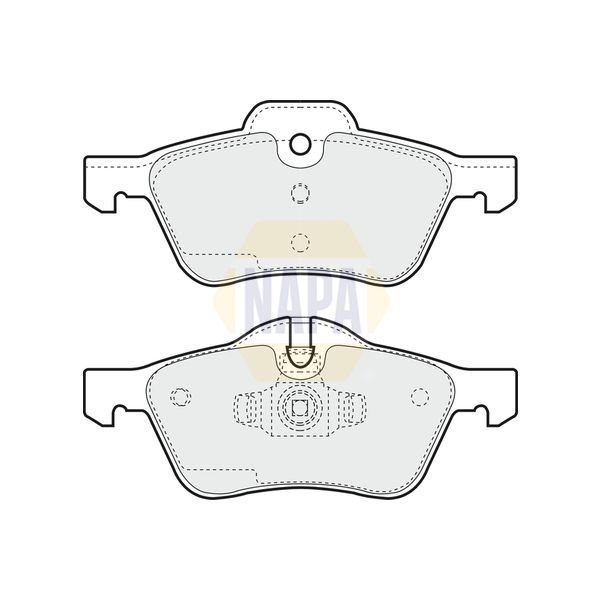 NAPA NBP1457 Brake Pads Set