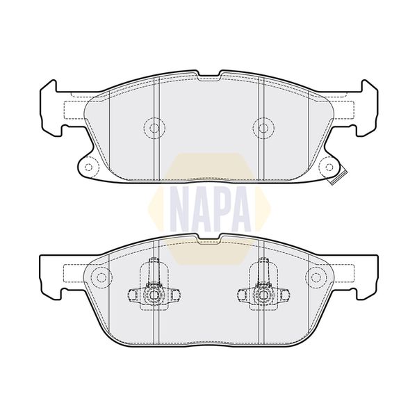 NAPA NBP1463 Brake Pads Set