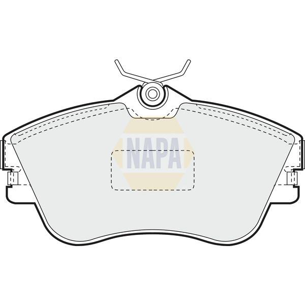 NAPA NBP1484 Brake Pads Set
