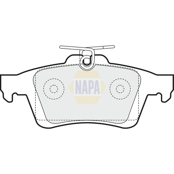 NAPA NBP1500 Brake Pads Set
