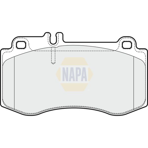 NAPA NBP1507 Brake Pads Set