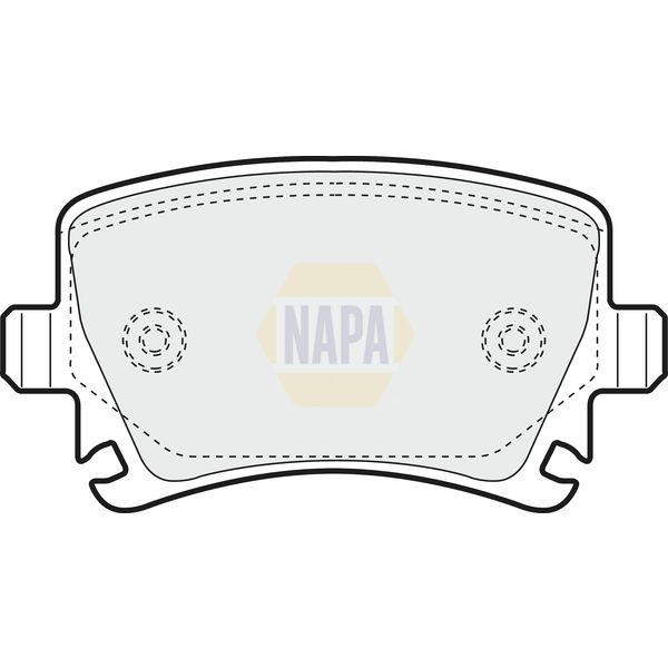 NAPA NBP1511 Brake Pads Set