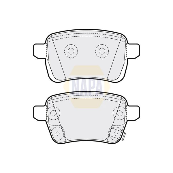 NAPA NBP1515 Brake Pads Set