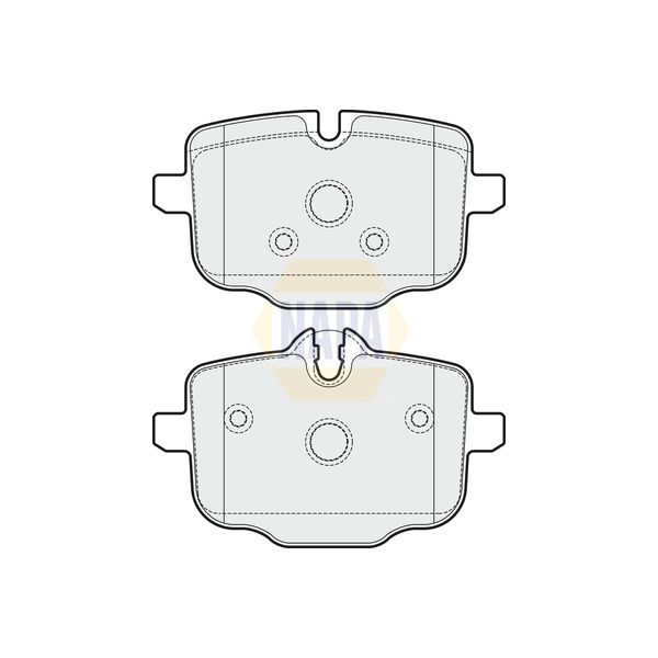 NAPA NBP1517 Brake Pads Set