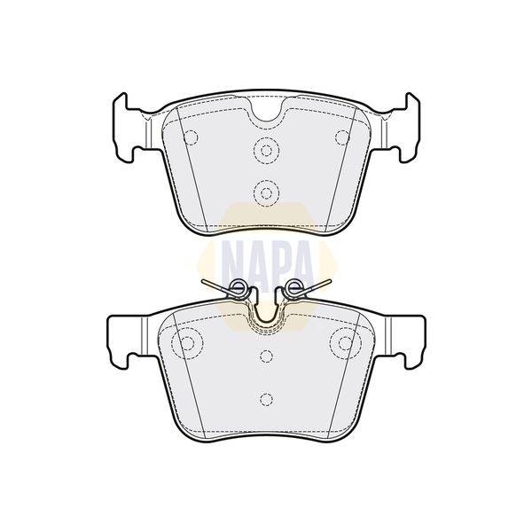NAPA NBP1520 Brake Pads Set