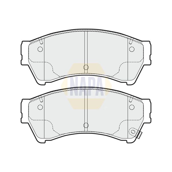 NAPA NBP1525 Brake Pads Set