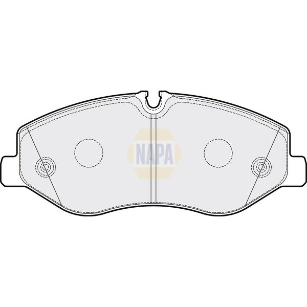NAPA NBP1526 Brake Pads Set