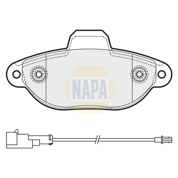 NAPA NBP1531 Brake Pads Set