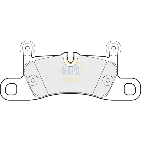 NAPA NBP1537 Brake Pads Set