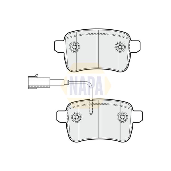 NAPA NBP1544 Brake Pads Set