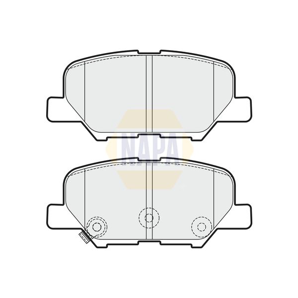 NAPA NBP1546 Brake Pads Set