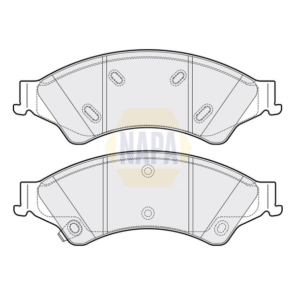 NAPA NBP1547 Brake Pads Set