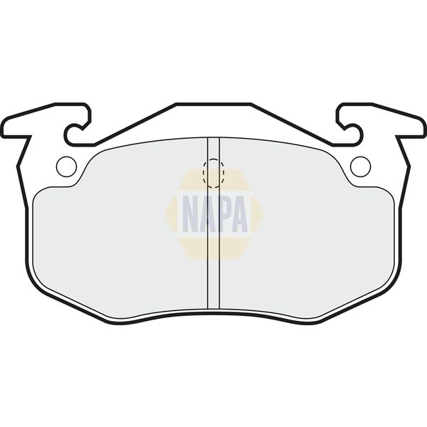 NAPA NBP1558 Brake Pads Set