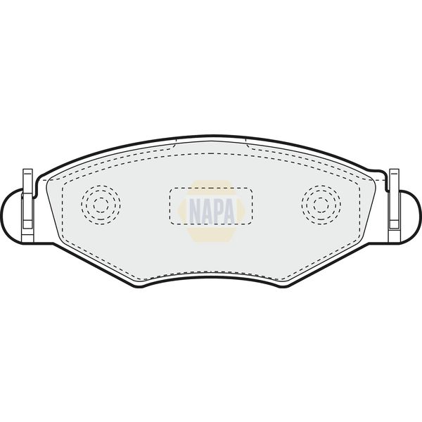 NAPA NBP1560 Brake Pads Set