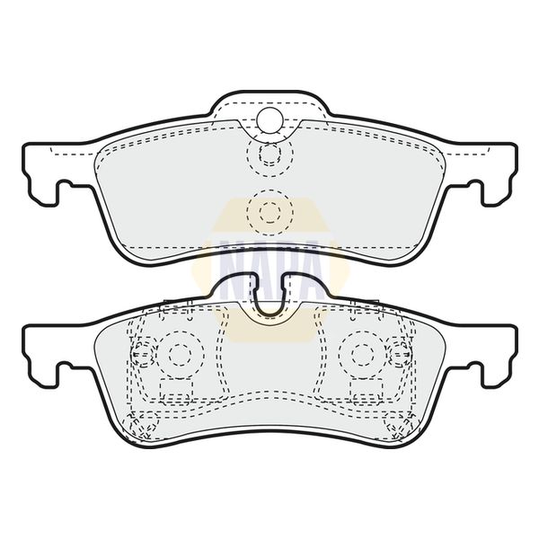 NAPA NBP1562 Brake Pads Set
