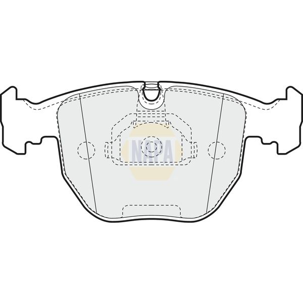 NAPA NBP1567 Brake Pads Set