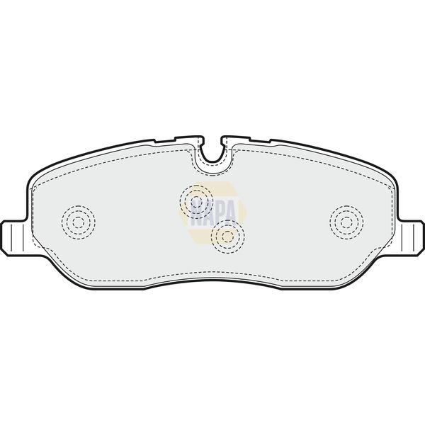 NAPA NBP1570 Brake Pads Set