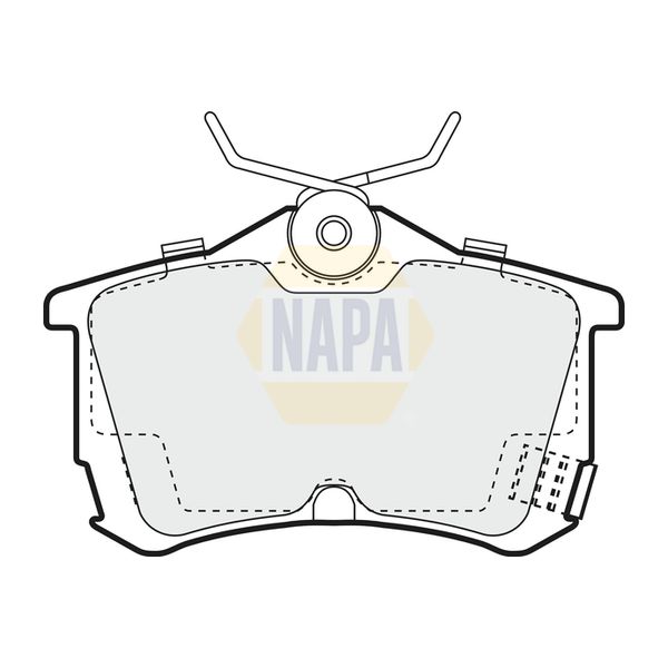 NAPA NBP1573 Brake Pads Set