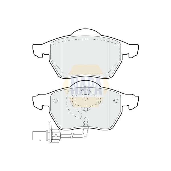 NAPA NBP1576 Brake Pads Set