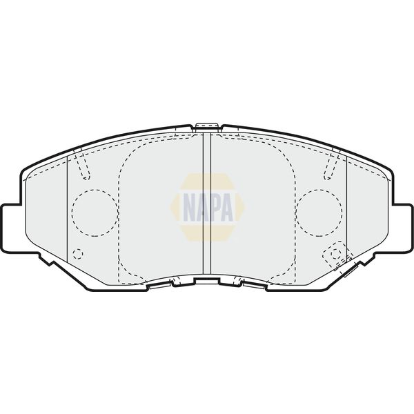 NAPA NBP1578 Brake Pads Set