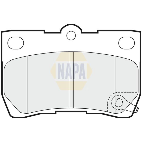 NAPA NBP1579 Brake Pads Set