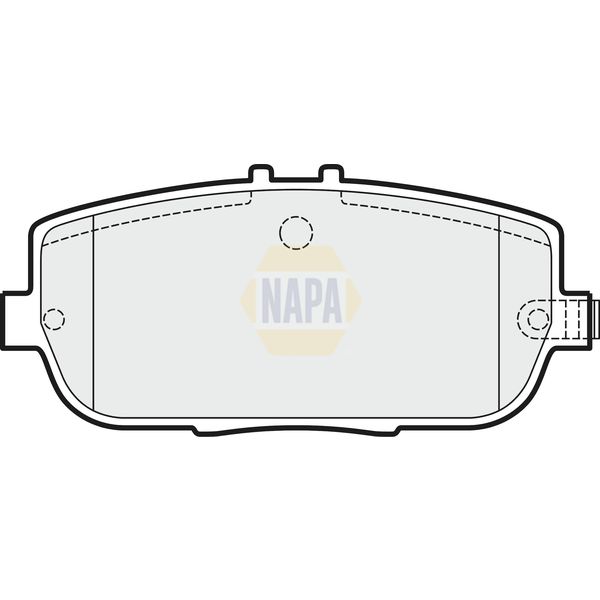NAPA NBP1581 Brake Pads Set
