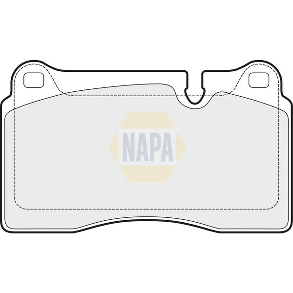 NAPA NBP1582 Brake Pads Set