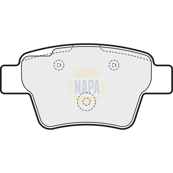 NAPA NBP1585 Brake Pads Set