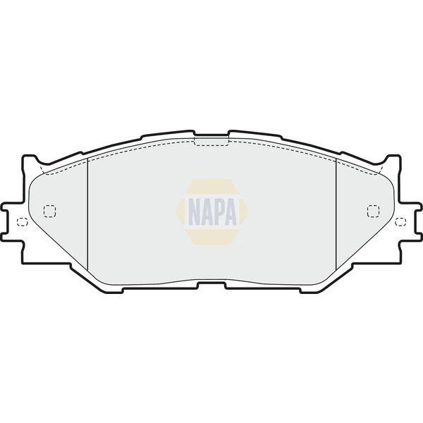 NAPA NBP1587 Brake Pads Set