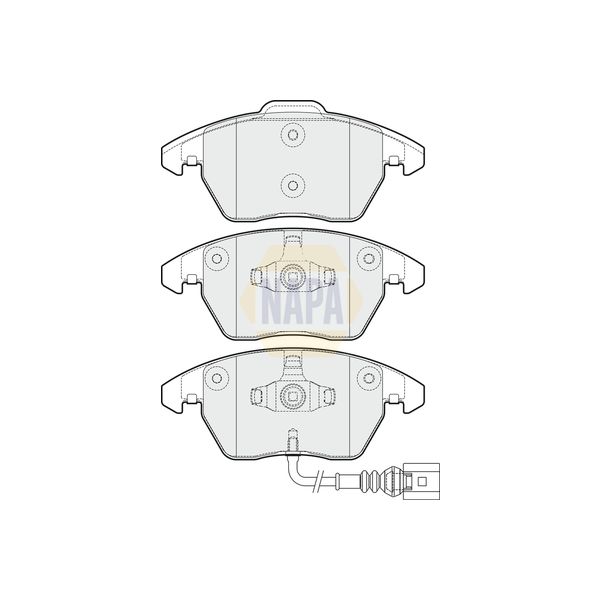 NAPA NBP1590 Brake Pads Set