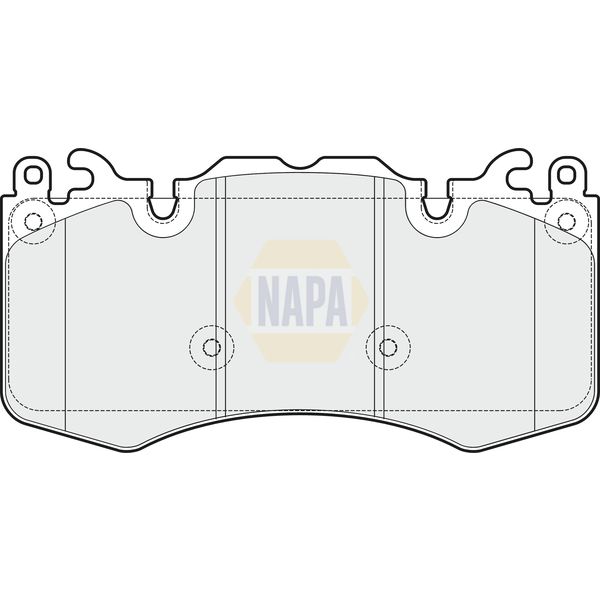 NAPA NBP1593 Brake Pads Set