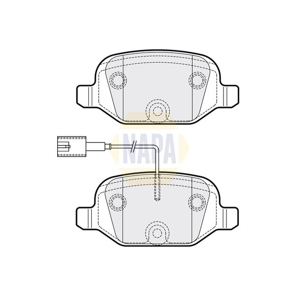 NAPA NBP1598 Brake Pads Set