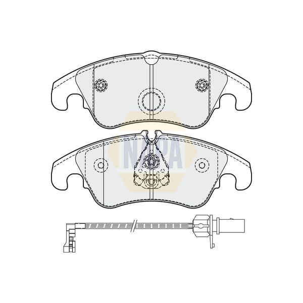 NAPA NBP1604 Brake Pads Set