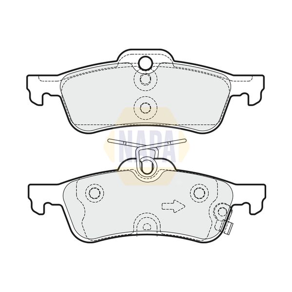 NAPA NBP1616 Brake Pads Set