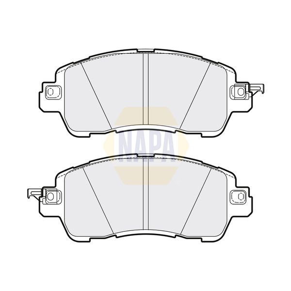 NAPA NBP1627 Brake Pads Set