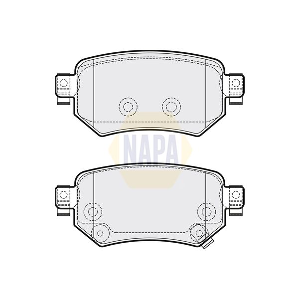 NAPA NBP1631 Brake Pads Set