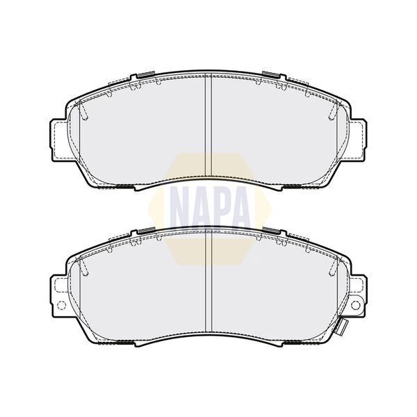 NAPA NBP1633 Brake Pads Set