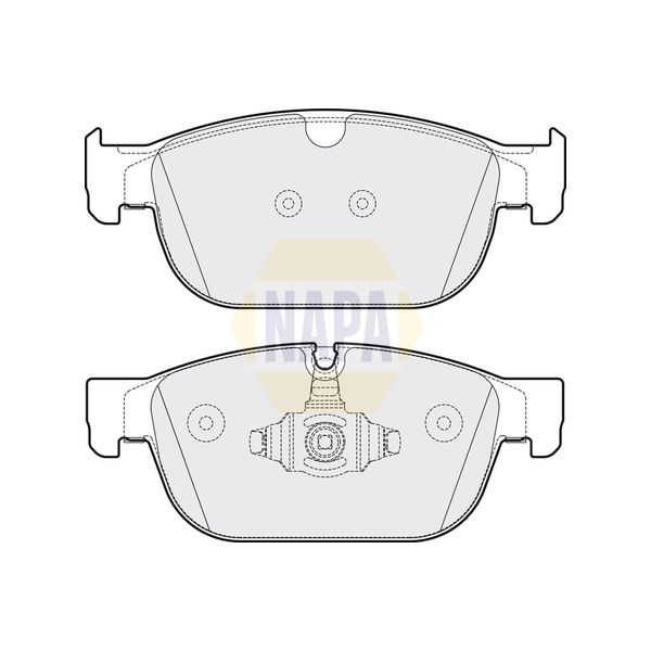 NAPA NBP1634 Brake Pads Set