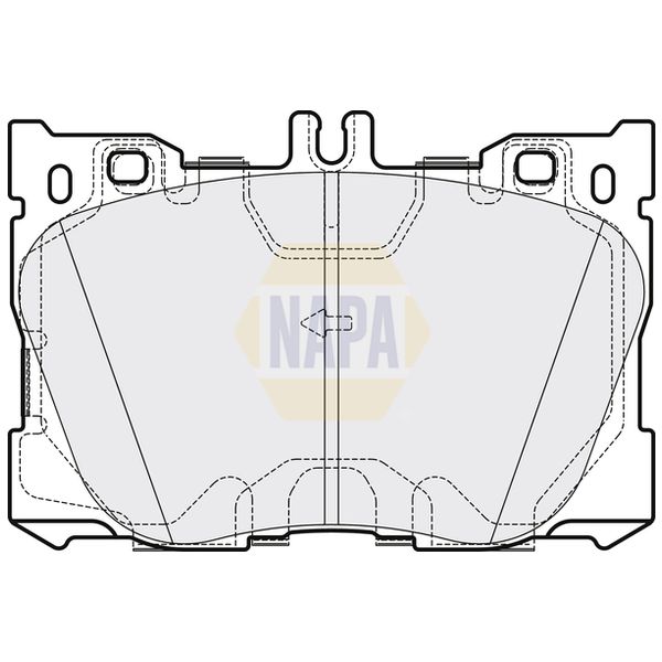 NAPA NBP1636 Brake Pads Set