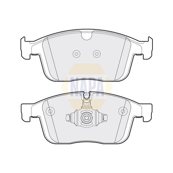 NAPA NBP1637 Brake Pads Set