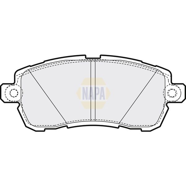 NAPA NBP1639 Brake Pads Set