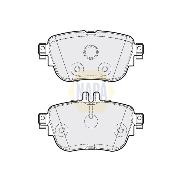 NAPA NBP1641 Brake Pads Set