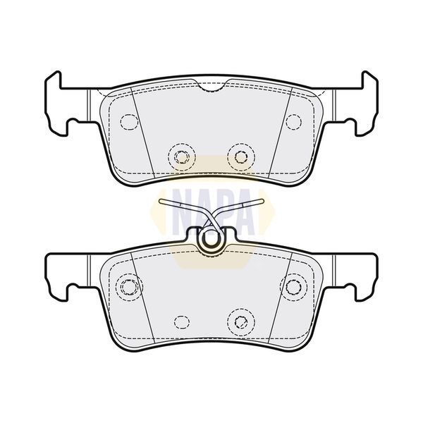 NAPA NBP1644 Brake Pads Set
