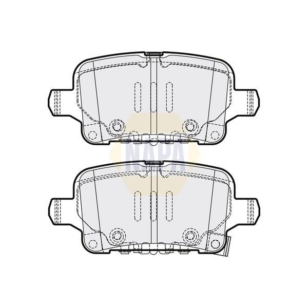NAPA NBP1646 Brake Pads Set