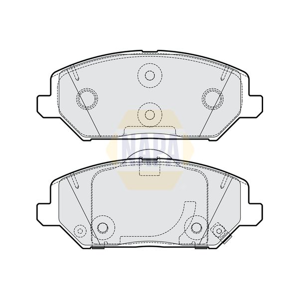 NAPA NBP1649 Brake Pads Set