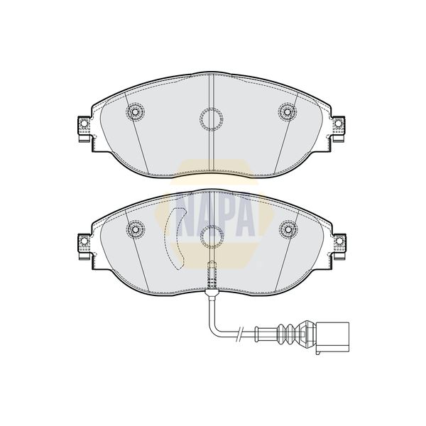 NAPA NBP1655 Brake Pads Set