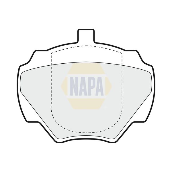 NAPA NBP1656 Brake Pads Set